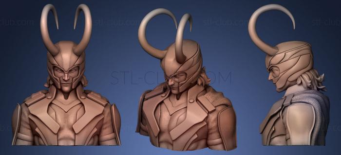 3D model Loki with horns (STL)